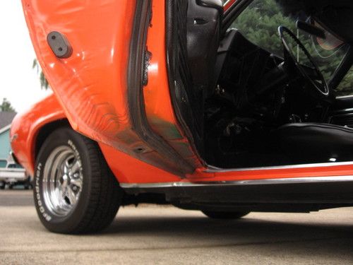 1969 CAMARO RALLY SPORT, 350, TH350, PS, PB, A/C, HUGGER ORANGE-BLACK INTERIOR!!, US $25,000.00, image 14