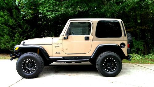 1999 jeep wrangler 4x4 sport utility 2-door 4.0l 6 cyl