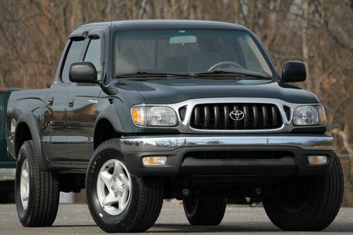 2001 toyota tacoma double cab 4x4 v6 sr5 1-owner clean carfax t-belt done mint!