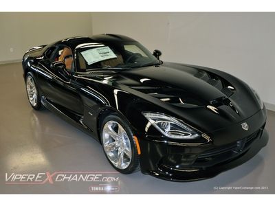 2013 srt viper srt black with caramel interior grand touring packge camera nav