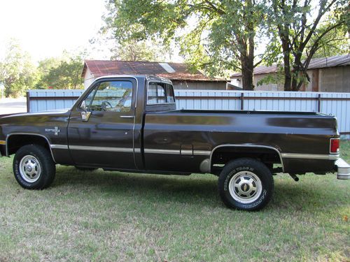 1985 4x4 chevy scottsdale k20