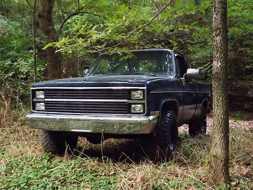 1985 chevrolet silverado k10 k1500 swb 4x4 305/turbo350/np203 no reserve