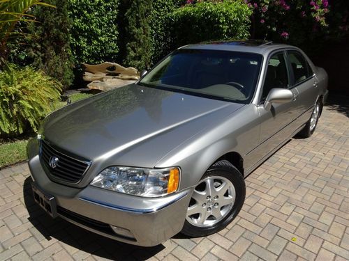 2002 acura 3.5rl luxury premium sedan 66,000 one owner miles