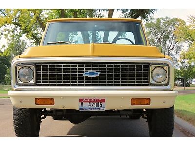1972 c20 camper special 4x4 air,pdb,ps solid restoration canidate runs great!!!