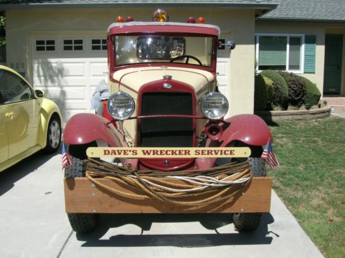 1931 model aa tow truck/wrecker