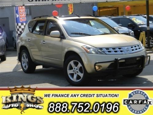04 murano sl navigation low miles clean carfax push bars, leather &amp; moonroof
