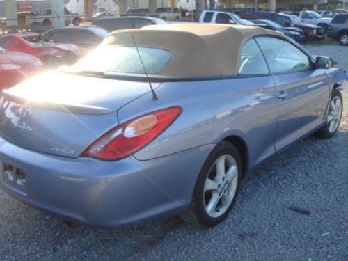 2006 TOYOTA CAMRY SOLARA SLE..... CONVERTIBLE.............REPAIRABLE / SALVAGE, image 3