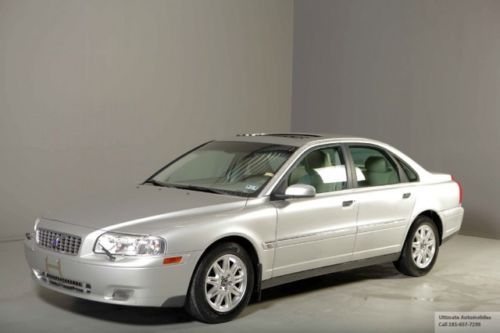 2005 volvo s80 2.5t sunroof leather heated seats wood alloys auto clean carfax !