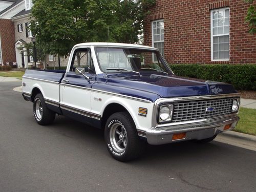 1972 chevrolet c10 cheyenne short bed. c-10 c/10 at, pb, ps v8