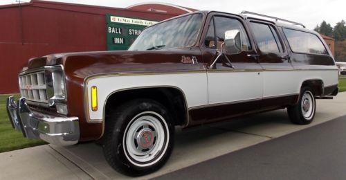1977 GMC Suburban 43k Original Miles Sierra Granda Factory 454 A/C SURVIVOR, image 2