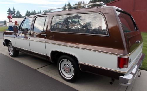 1977 GMC Suburban 43k Original Miles Sierra Granda Factory 454 A/C SURVIVOR, image 8