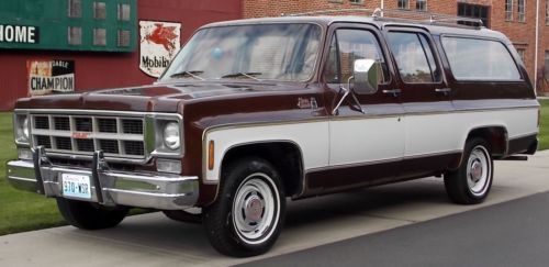 1977 GMC Suburban 43k Original Miles Sierra Granda Factory 454 A/C SURVIVOR, image 12