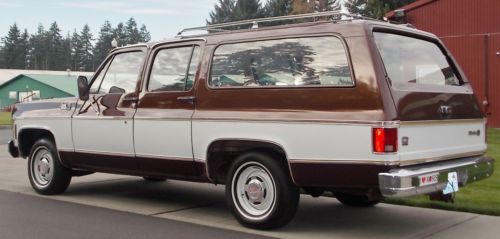 1977 GMC Suburban 43k Original Miles Sierra Granda Factory 454 A/C SURVIVOR, image 13