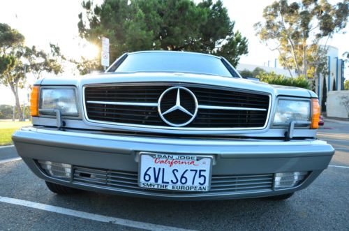 1986 mercedes-benz 560sec base coupe 2-door 5.6l