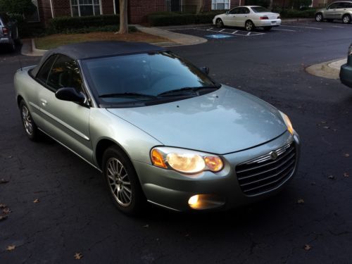 2005 chrysler sebring touring convertible 2-door 2.7l