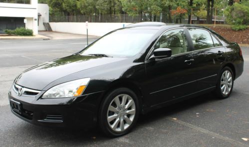 2006 honda accord lx sedan 19k miles only: 3.0 l v6 immaculate condition black