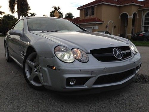 2008 mercedes-benz sl55 amg convertible 2-door 5.5l 29k miles no reserve