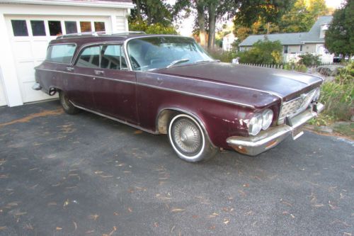 1963 chrysler new yorker, 9 passenger wagon