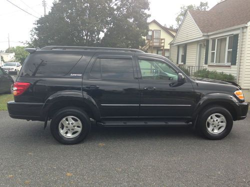 Used 2002 Toyota Sequoia Limited 34K Low Original Miles Very Rare 4WD Black/Tan, US $16,500.00, image 6