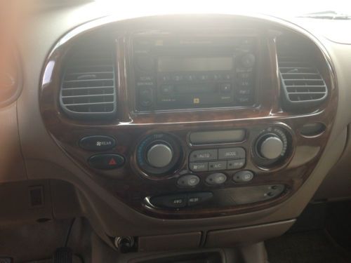 Used 2002 Toyota Sequoia Limited 34K Low Original Miles Very Rare 4WD Black/Tan, US $16,500.00, image 14