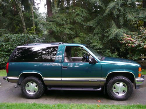 Rare 6.5 liter turbo diesel 1996 2 door chevrolet tahoe