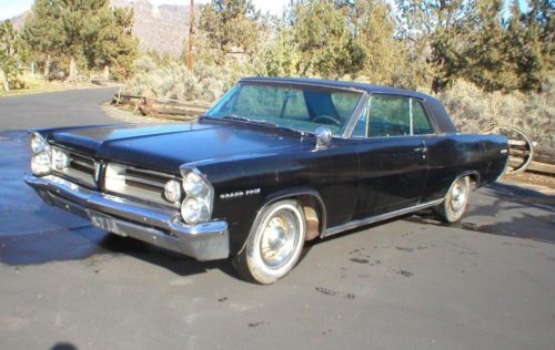 1963 pontiac grand prix original all black car