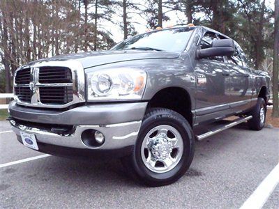 Slt dodge ram 2500 4 dr mega cab truck diesel 6.7l i6 dir mineral gray metallic