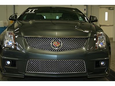 2011 cadillac cts-v - loaded - low miles - bose - recaro - navigation -