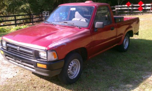 1994 red toyota tacoma pickup