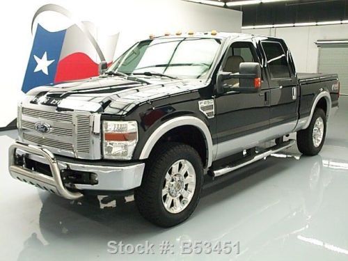 2008 ford f-250 lariat diesel 4x4 leather nav dvd 63k texas direct auto