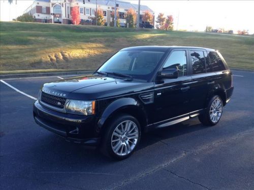 2010 range rover sport lux clean car-fax black/black