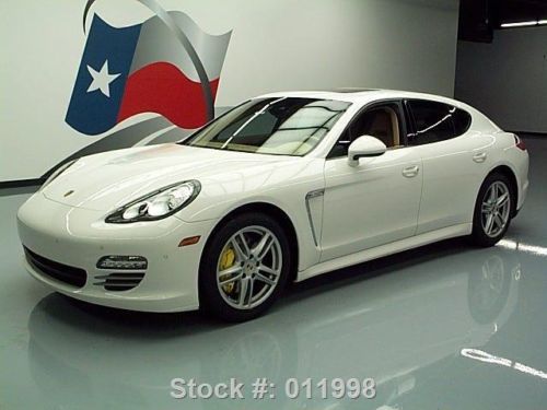 2011 porsche panamera 4 awd sunroof nav htd seats 32k!! texas direct auto