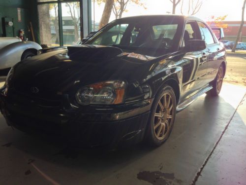 2004 subaru impreza wrx sti java black built motor