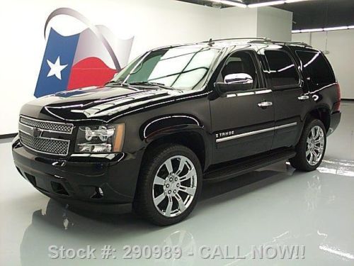 2009 chevy tahoe ltz vent leather nav rear cam 22&#039;s 40k texas direct auto