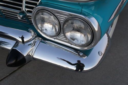 1959 CHEVY IMPALA CONVERTIBLE 348 WORKING A/C CLEAN AND RUST FREE! DRIVER, image 14