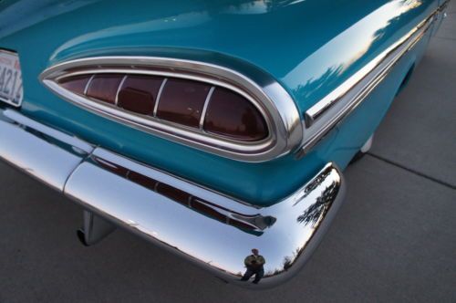 1959 CHEVY IMPALA CONVERTIBLE 348 WORKING A/C CLEAN AND RUST FREE! DRIVER, image 22