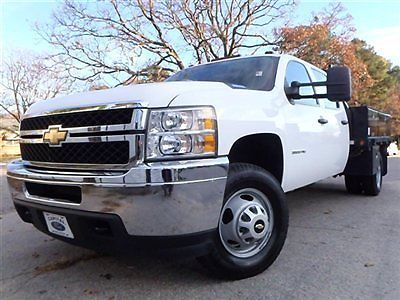 Chevrolet silverado 3500hd 4wd rough neck low miles crew cab truck automatic die