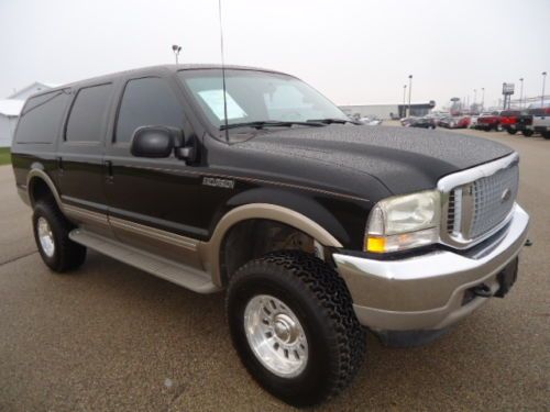 2001 ford excursion limited 4x4 7.3 powerstroke diesel! heated seats rare!!