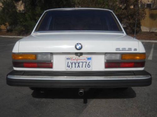 1987 BMW 528e Rebuilt Head Manual trans 134k clean title in San Diego, image 5