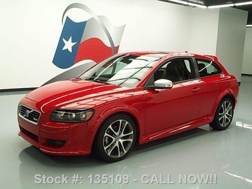 2009 volvo c30 t5 r-design turbo 6-spd sunroof  49k mi texas direct auto