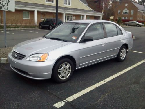 2002 honda civic sedan 4 door 1.7l low miles 30 day warranty