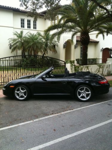 2008 porsche 911 cabriolet black