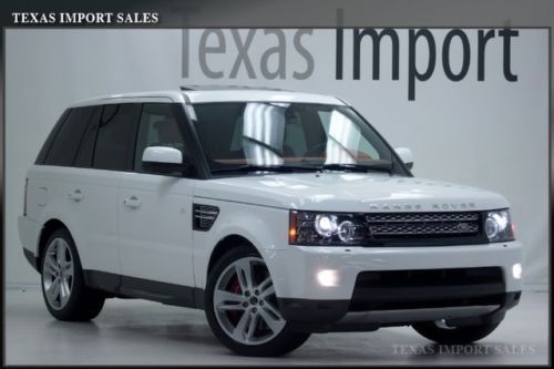 2013 range rover sport supercharged 510hp,fuji white/tan,1.49% financing