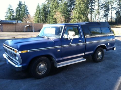 1976 ford f-100 custom pickup short bed