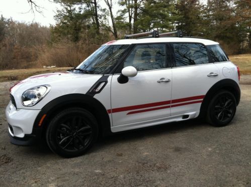 2012 mini cooper countryman s hatchback 4-door 1.6l 6 speed jcw body kit!