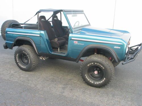 1969 ford bronco sport truck new paint 351w  35&#034; tires 4&#034; lift excellent driver