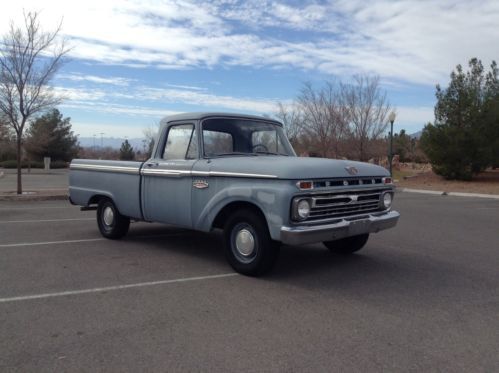 1966 ford f-100 custom cab short bed