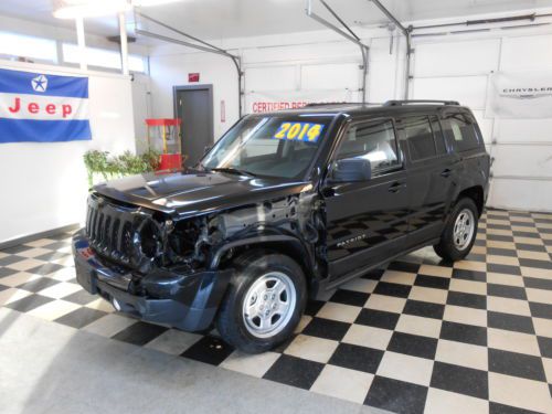 2014 jeep patriot 16k clear title no reserve salvage damaged rebuilder