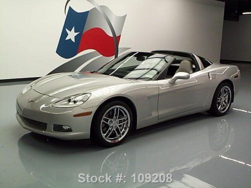 2006 chevy corvette auto targa top leather nav hud 44k! texas direct auto