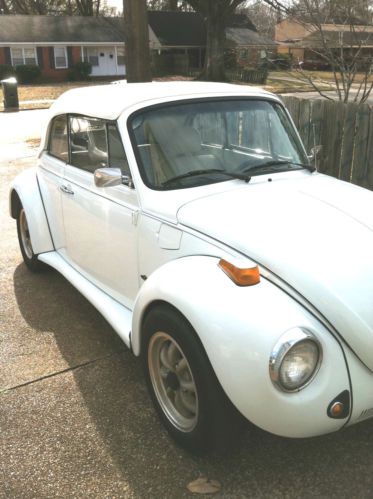White beetle bug convertible